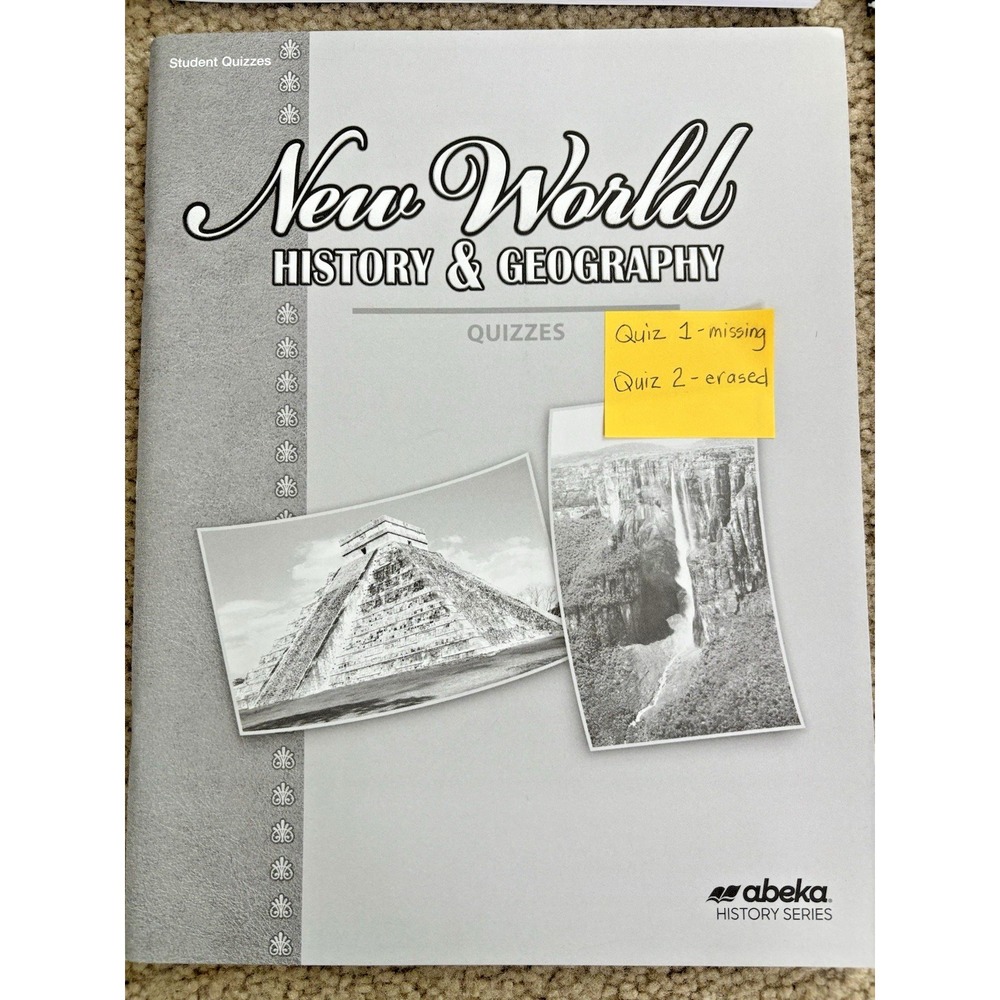 Lot of 25 Abeka 6th Grade Language Math History Health Science Art Teacher Guide - Picture 7 of 13